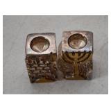 Judaica - Israeli Candle Holders