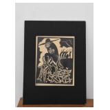 Woodblock Print - "Voodoo" (Artist Woodblock Print - "Voodoo" (Artist