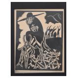 Woodblock Print - "Voodoo" (Artist