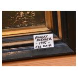 Antique Framed Painting, Robert Koehler, 1915 Antique Framed Painting, Robert Koehler, 1915