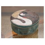 Debikey Studio Art Pottery Round Box 