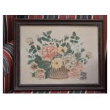 Framed Floral Art Print