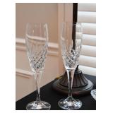 Pair of Mikasa Champagne Flutes