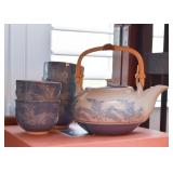 Asian Pottery Tea Set