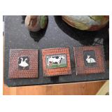 Ceramic Art Tiles (Ducks, Cow, Rabbit)