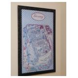 Framed Monet "Giverny" Art Poster