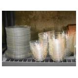 Glass Salad / Dessert Plates & Bowls