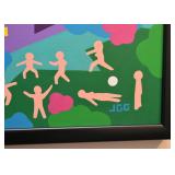 Contemporary Artwork, Initialed 