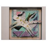 Contemporary Mixed Media Artwork, Signed & Dated by Artist