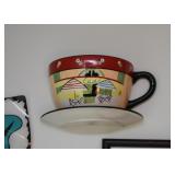 Cafe / Coffee Cup Wall Hanging