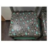 Whimsical Painted Side Chairs (Pair)