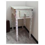 Painted Side Table / Nightstand