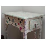 Painted Side Table / Nightstand