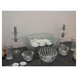 Glassware - Home Decor - Bowls, Vases, Candle Holders