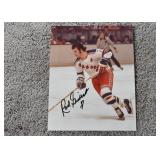 New York Rangers Hockey Autographed Photo - Rod Gilbert
