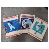 Vintage Chicago Cubs Official Programs