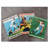 Vintage Chicago Cubs Official Programs