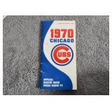 1970 Chicago Cubs Official Roster Book