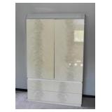 Contemporary Armoire (matching headboard not shown)