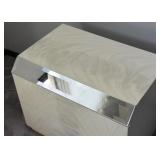 Contemporary Bedroom Set - Pair of Nightstands (one needs mirror repair)