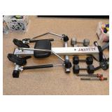 Rowing Machine, Dumbbells, Weights
