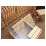 Contemporary Glass Top Cocktail / Coffee Table