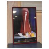 Framed Poster (Red High Heeled Shoe)