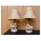 Vintage Figural Porcelain Table Lamps