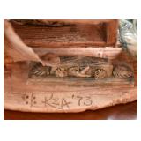 Highly Detailed Watchmaker Figurine, Signed & Dated