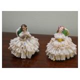 Porcelain Lace Figurines (in the style of Dresden)