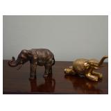 Brass Elephant Figurines