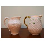 Belleek Pitchers / Creamers