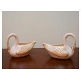 Belleek Swan Creamers