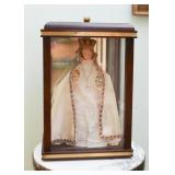 Infant of Prague Figure in Display Case 