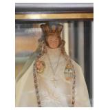 Infant of Prague Figure in Display Case