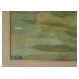 Framed Watercolor Print by A. Marc 