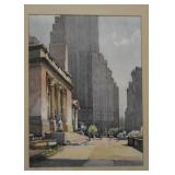 Framed Watercolor Print by A. Marc 