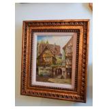 Framed Painting, Signed M. Schony