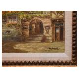 Framed Painting, Signed M. Schony