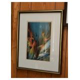 Framed Leonardo Nierman Print