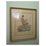 Framed Asian Artwork / Painting