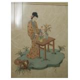 Framed Asian Artwork / Painting