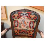 Antique Needlepoint Armchair