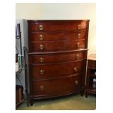 Mahogany Highboy Chest of Drawers