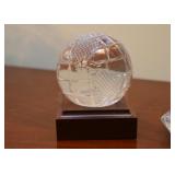 Waterford Crystal Globe Paperweight