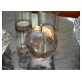Art Glass Apple Paperweight