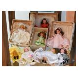 Vintage Nancy Ann Storybook Dolls (many with boxes)