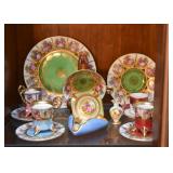 Vintage Hand Painted China & Teacups