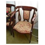 Matching Carved Wood Chair