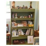 Vintage Green Barrister Bookcase